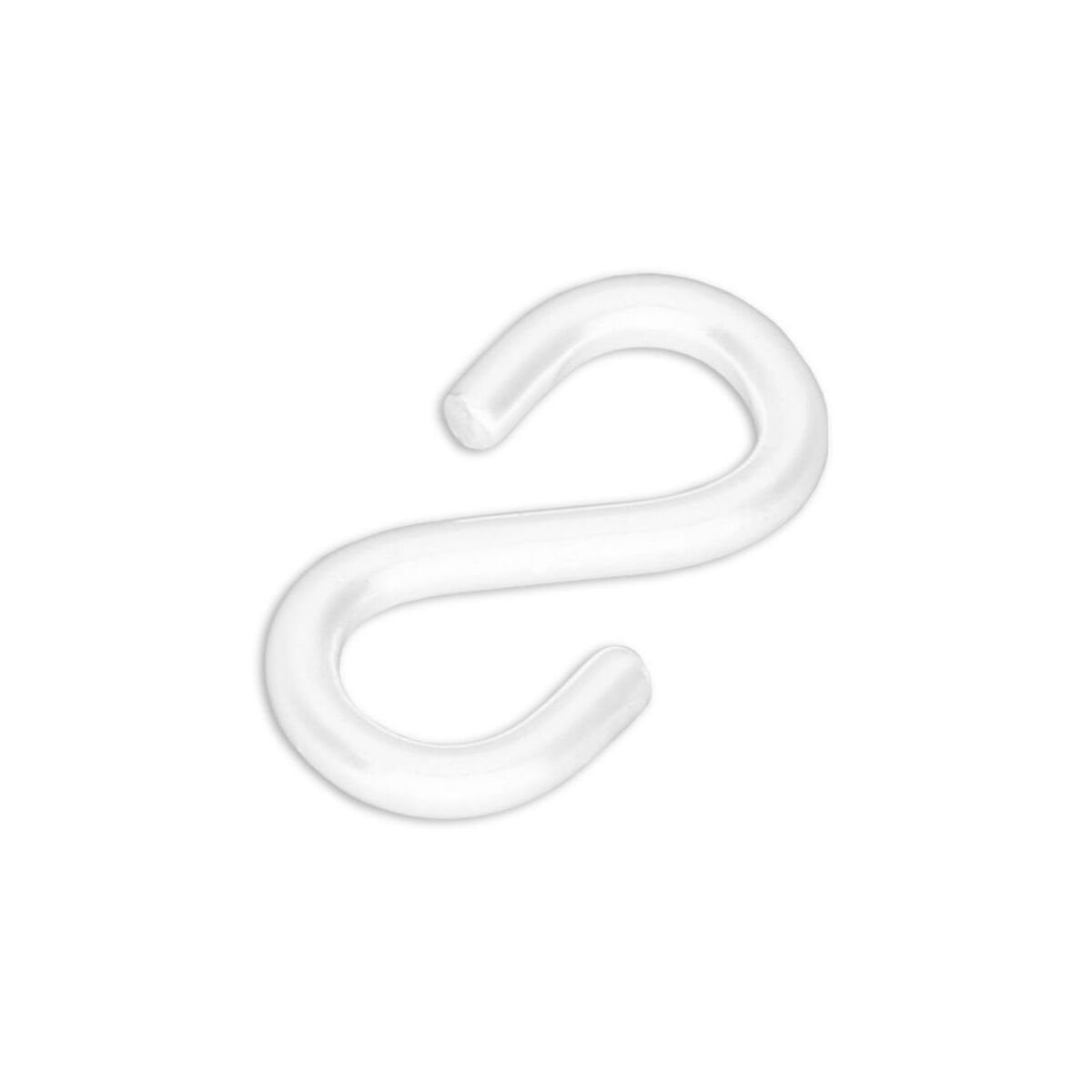 Hak otwarty S 4.5x100 mm biały Suki