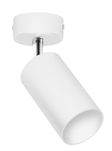 LVT Kinkiet lampa pojedyncza GU10 BARDO I ruchoma biała 1462