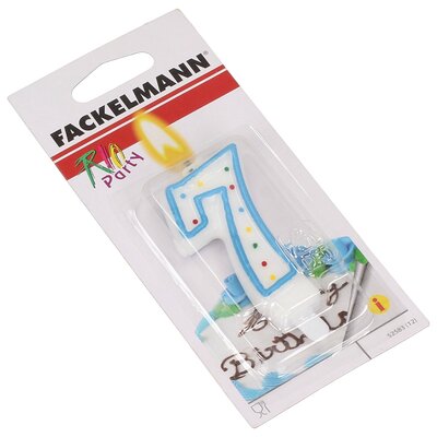 Fackelmann Świeczka urodzinowa cyfra 7 siedem 52583 52583