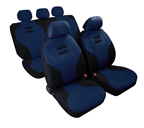 Lampa Komplet pokrowców na siedzenia KINOX SEAT COVERS czarno-granatowy 54904