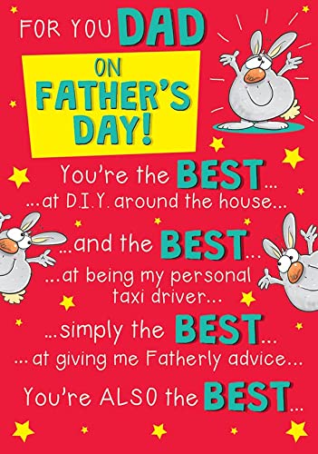 Regal Publishing Humour śmieszna kartka na Dzień Ojca - 23 x 15 cm - Regal Publishing C88386