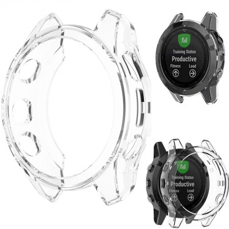 SILIKONOWE ETUI DO GARMIN FENIX 7S BEZBARWNE