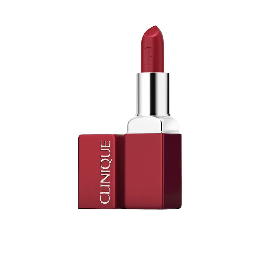 Clinique Pop Reds błyszcząca szminka odcień Red-y to Party 3,6 g