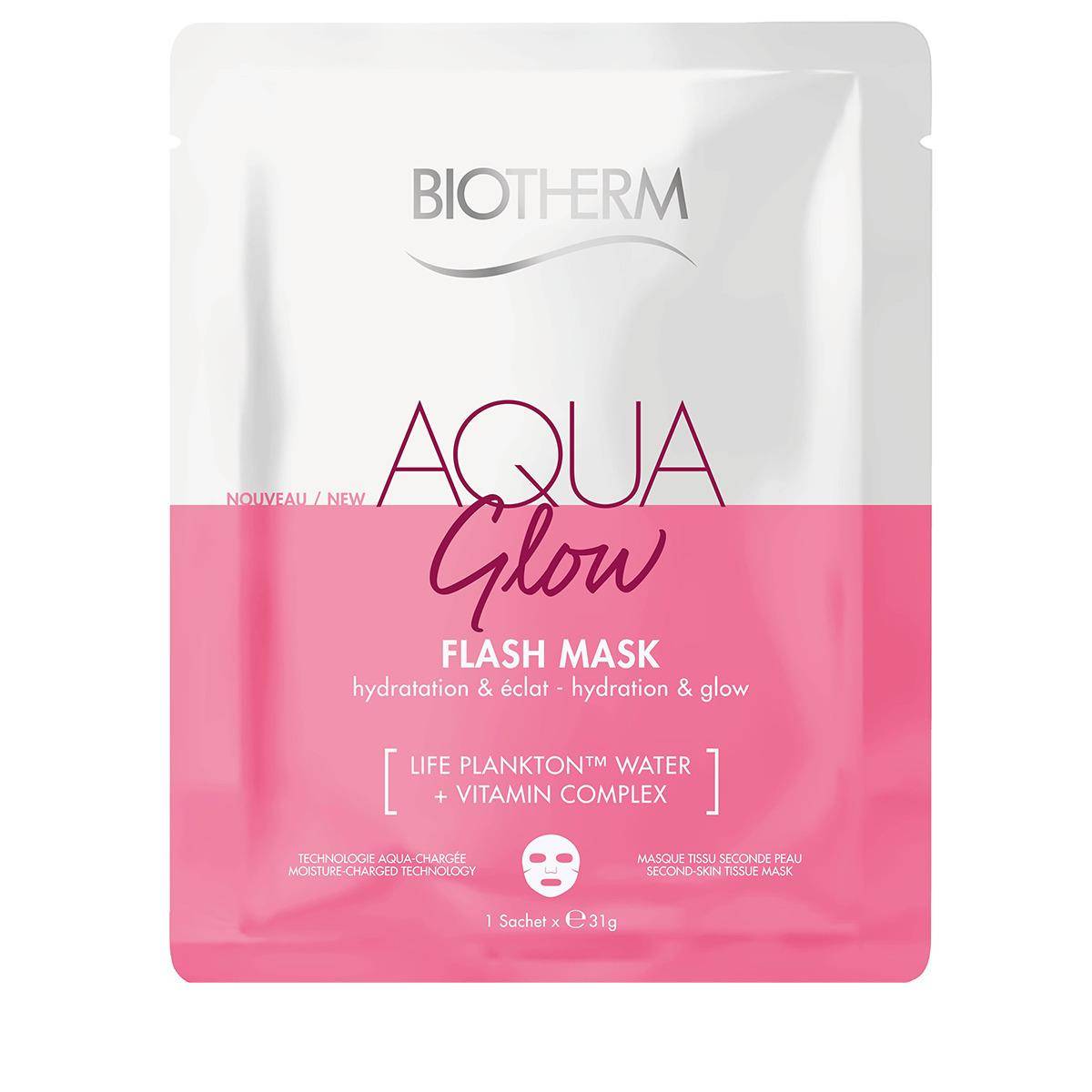 Aqua Glow Flash Mask nawilżająca maseczka w płachcie do twarzy 31g