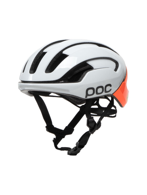 POC Omne Air MIPS Helmet, biały/pomarańczowy M | 54-59cm 2022 Kaski szosowe 10770-1217-MED