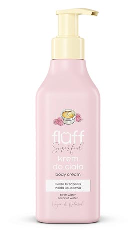 Fluff Fluff krem do ciała z sokiem z brzozy cream brulee z malinami 200ml