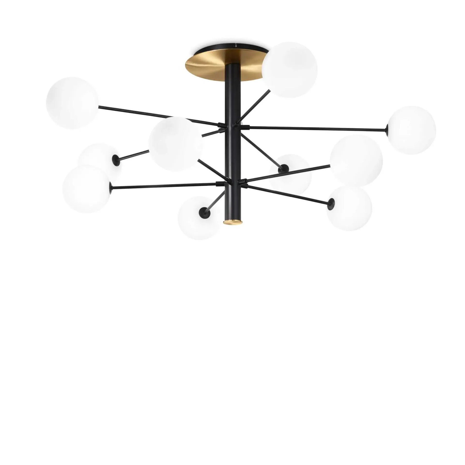 Ideal Lux Lampa sufitowa COSMOPOLITAN PL10 czarna 273693 273693/IL