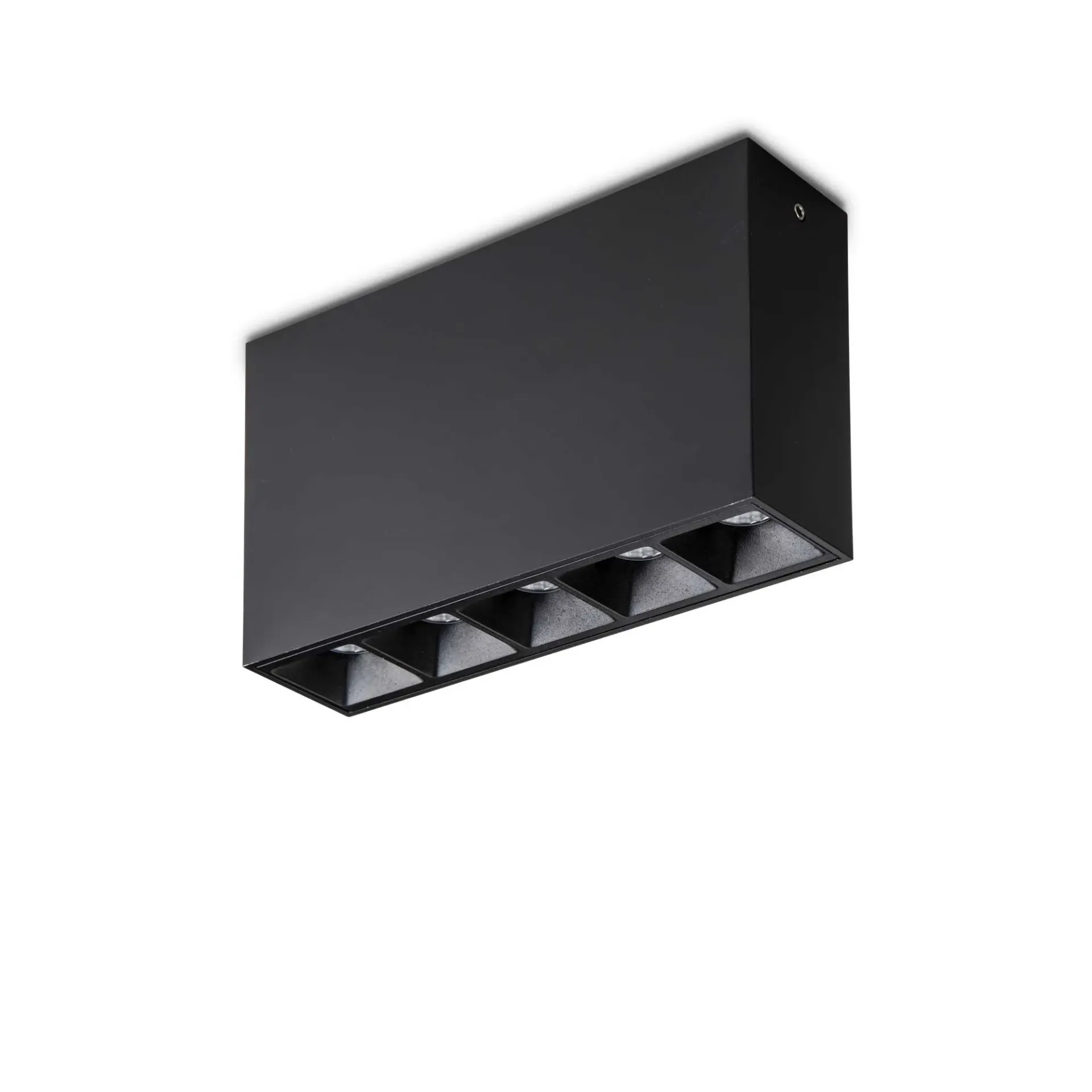 Ideal Lux Lampa sufitowa LIKA SURFACE 12W 3000K czarna 244884 244884/IL