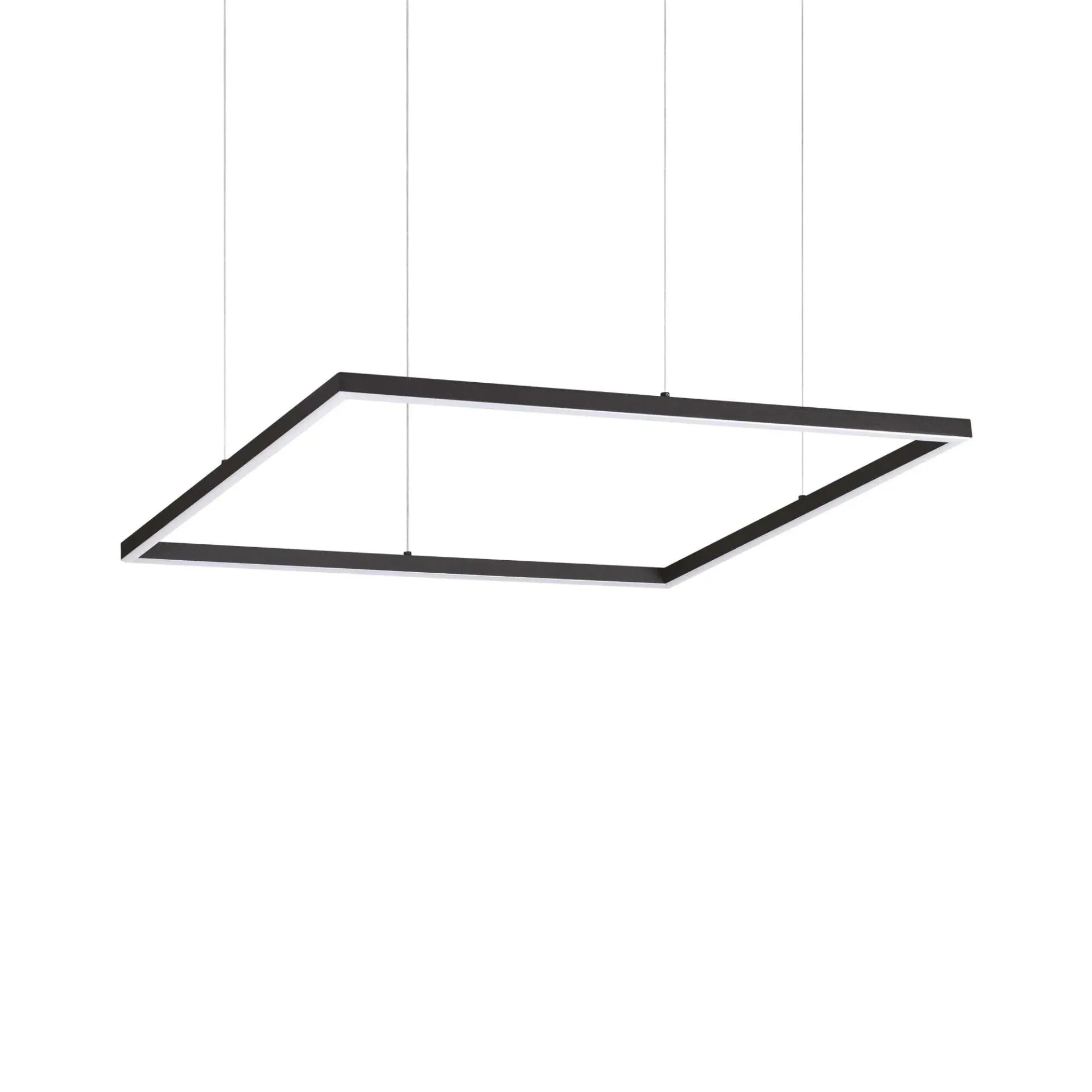 Ideal Lux Lampa wisząca ORACLE SLIM SP D70 SQUARE czarna 3000K 259185 259185/IL