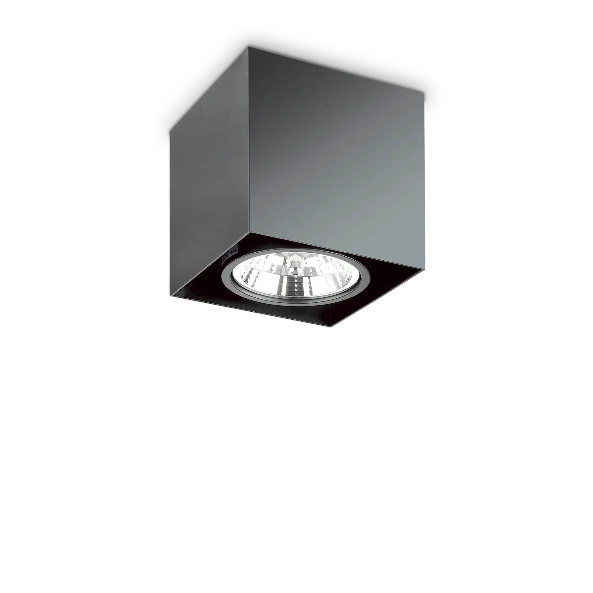 Ideal Lux Oprawa sufitowa MOOD PL1 D15 SQUARE czarna 243931 243931/IL