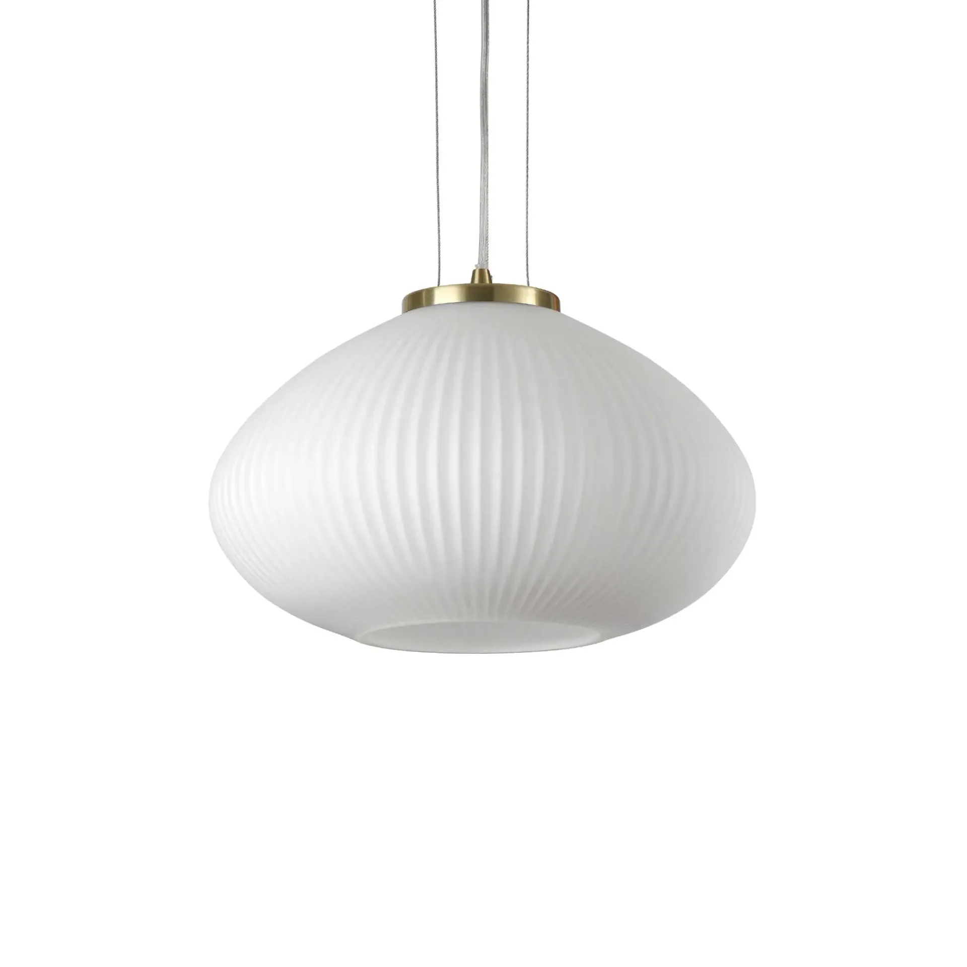 Ideal Lux Lampa wisząca PLISSE SP1 D35 mosiądz 264547 264547/IL
