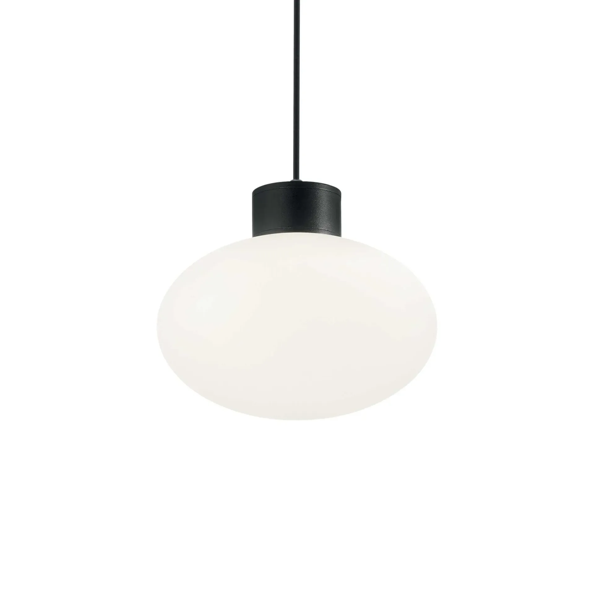 Ideal Lux Lampa wisząca CLIO MSP1 IP44 czarna 144245 144245/IL