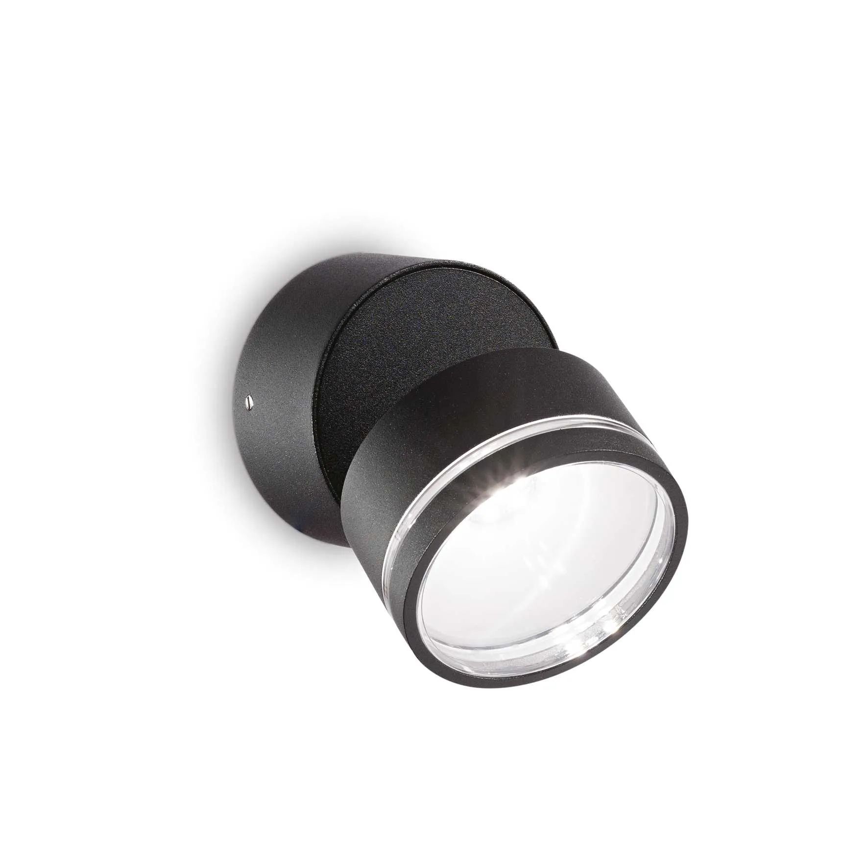 Ideal Lux OMEGA AP ROUND czarna 4000K 285504 285504/IL