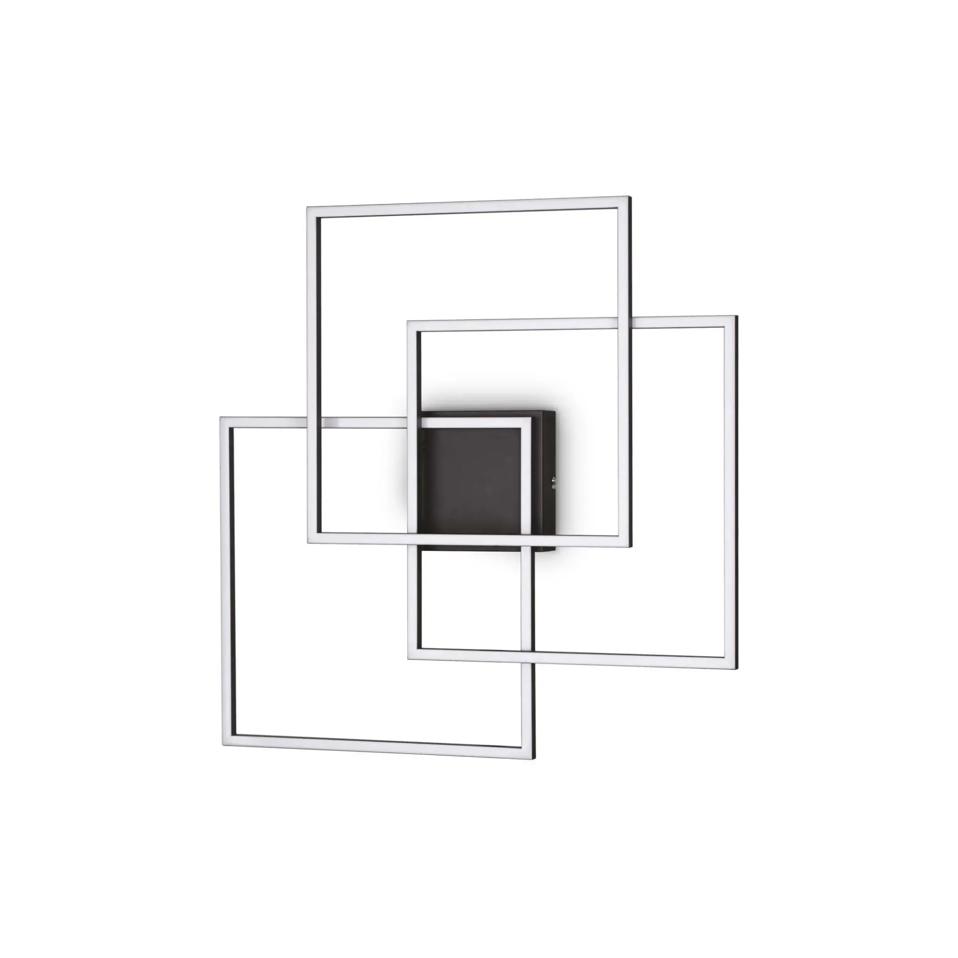 Ideal Lux Lampa sufitowa FRAME PL QUADRATO czarna 270678 270678/IL