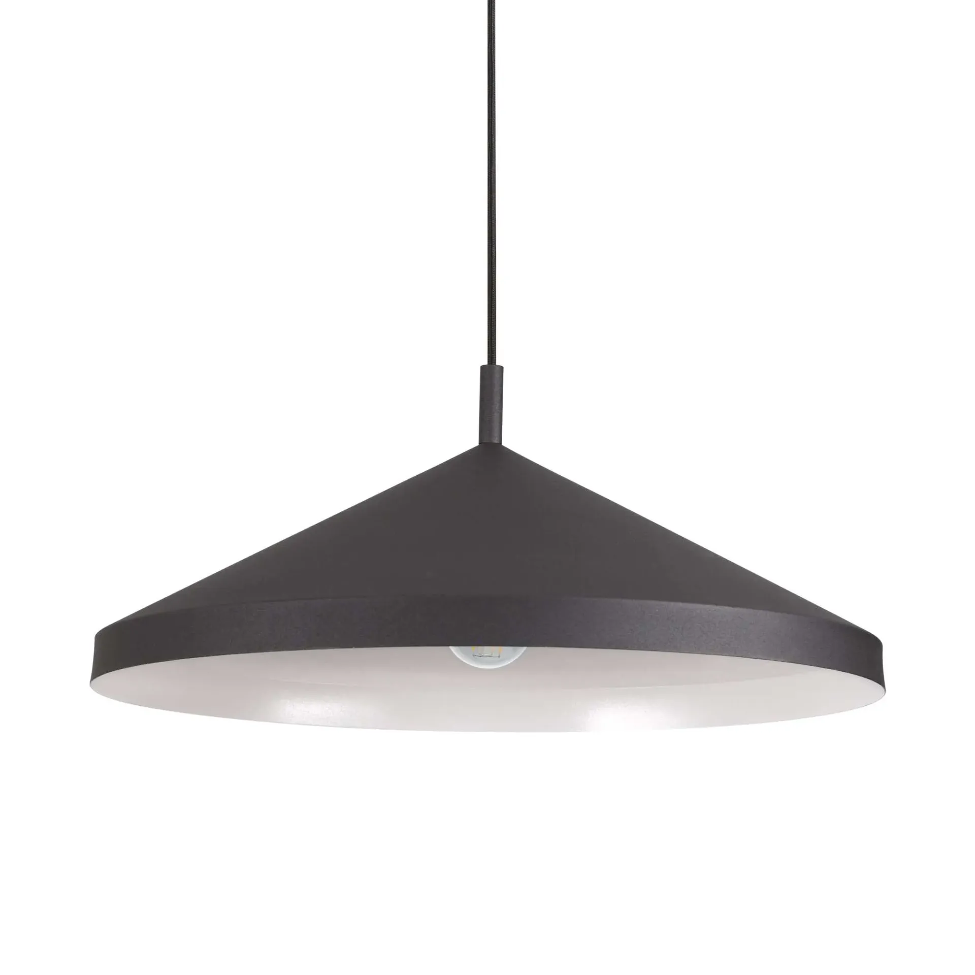 Ideal Lux Lampa wisząca YURTA SP1 D50 czarna 281582 281582/IL