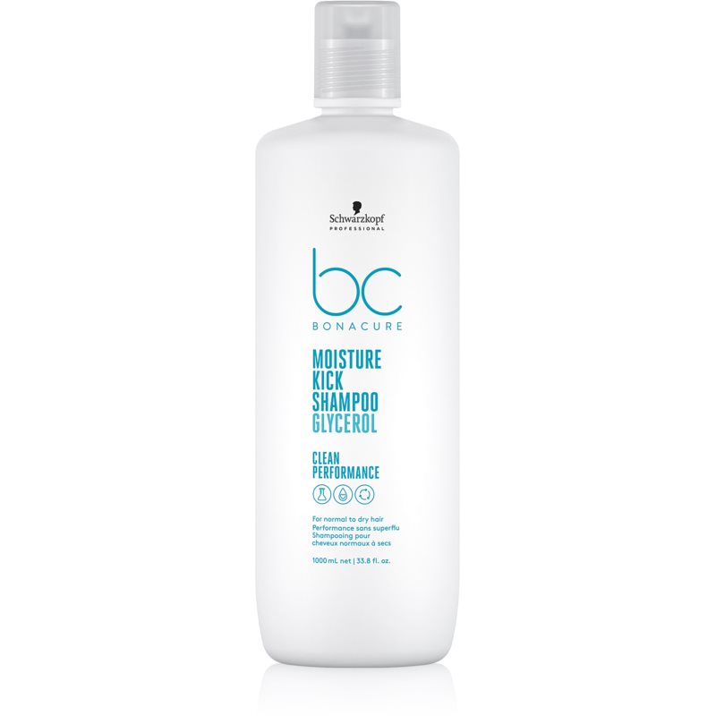 Schwarzkopf Professional Professional BC Bonacure Moisture Kick szampon do włosów normalnych i suchych 1000 ml