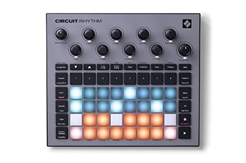 Novation Circuit Rhythm Sampler i groovebox z ośmioma ścieżkami sampli do tworzenia i wykonywania beatów