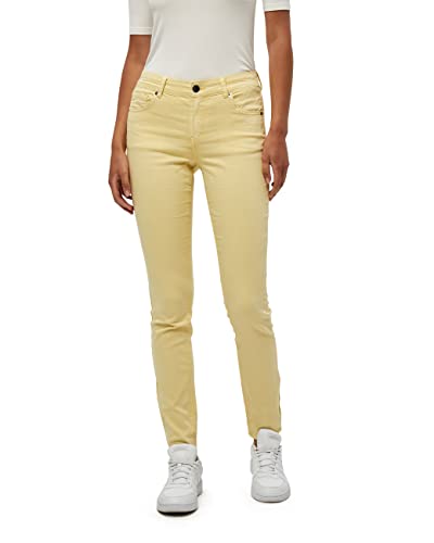 Desires Damskie spodnie Lola Garment Dye Midwaist Pants, Pale Yellow, 30 DE4099