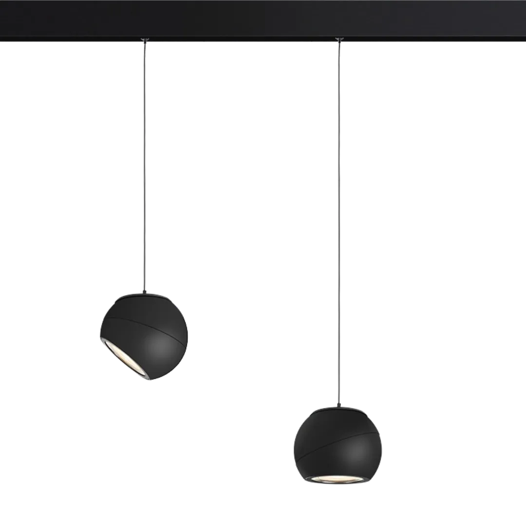 OXYLED Lampa do szyn magnetycznych GLOBE 12W 3000K DALI czarna 897041 OXYLED 897041