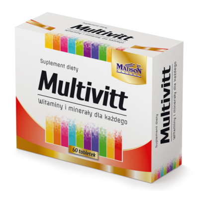 Multivitt - 60 tabletek Madson - !!! 24h WYSYŁKA !!!