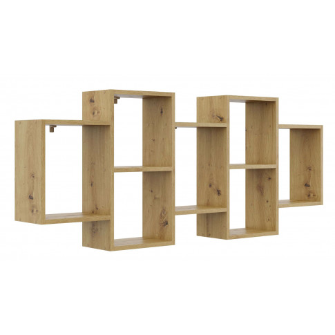 Nowoczesna Półka Wisząca Dąb Artisan W1-D53