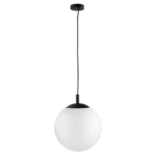 Kaspa Szklana lampa wisząca ALUR L 10736102 zwis do przedpokoju biały