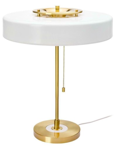 King Home Lampa biurkowa ARTE biało-złota - aluminium, metal MT21409-3-350 [12250037]