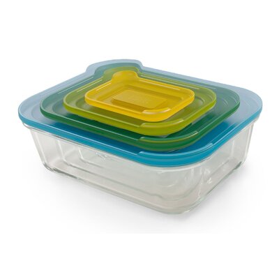 Joseph Joseph Komplet 4 szklanych pojemników Nest Glass (81060)