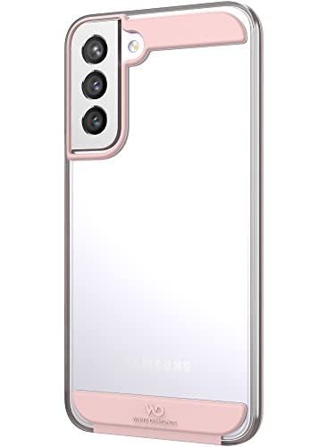 White Diamonds - Etui na telefon komórkowy Innocence Case Clear pasuje do Samsung Galaxy S22 Plus 5G I przezroczyste, przezroczyste etui z akcentami (różowe złoto)