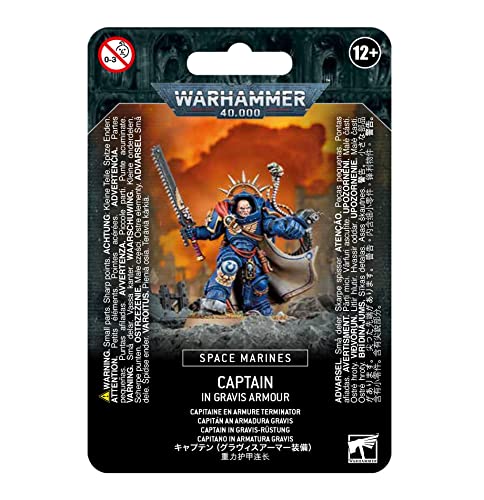 Games Workshop Space Marines Captain In Gravis Armour (99070101077) 48-70