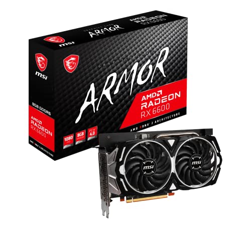 MSI Karta graficzna Radeon RX 6600 ARMOR 8GB 912-V502-045