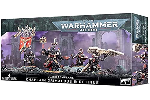 Games Workshop Games Workshop Warhammer 40 K - Kapelusz z czarnymi templariami Grimaldus et sa Suite (Fr) 55-44