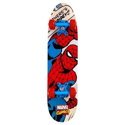 Marvel Deskorolka Deska Drewno Mocna 61cm Spider-man Comi