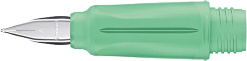 Stabilo EASYbuddy uchwyt do długopisu szkolnego - pastelowy w kolorze miętowej zieleni - ze sprężyną początkującą A