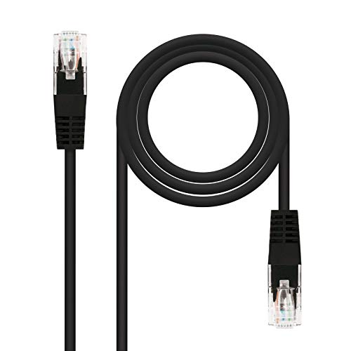 Nano Cable 10.20.0401 kabel sieciowy, RJ45, cat.6, UTP, AWG24, czarny 10.20.0401-BK