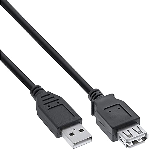 InLine Kabel USB USB A/A 3m Czarny 34603B