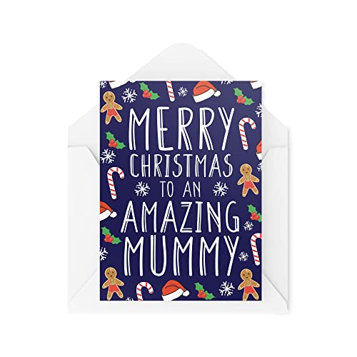 Tongue in Peach Karty świąteczne | 'To An Amazing Mummy' kartka świąteczna | dla niej nowość żart uroczy od dzieci dziecka żony dziewczyny mamy | CBH726 TIP_CARDS_CBH726