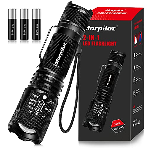 Latarka ręczna LED 3W + COB 3W, TS-1855 z akumulatorem 1200mAh, kabel microUSB, czerwona.