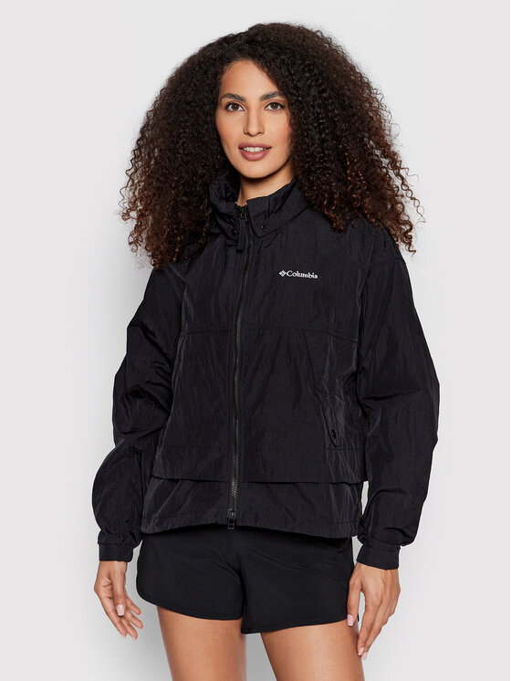 Columbia Wiatrówka Paracutie Windbreaker 1989441 Czarny Regular Fit