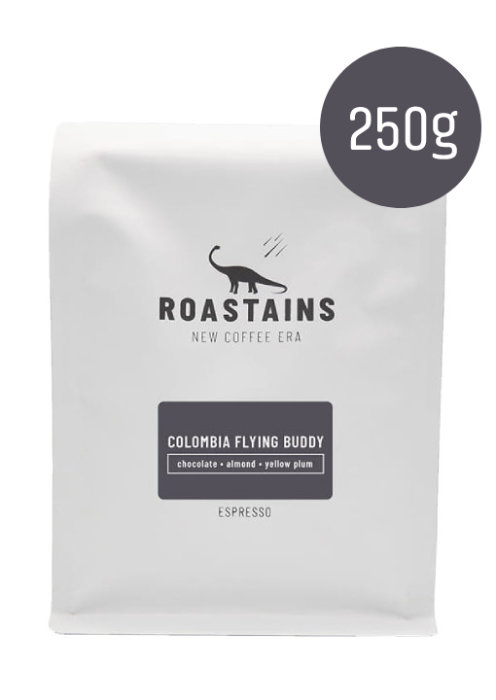 ROASTAINS Kawa ziarnista Roastains Kolumbia Flying Buddy 250g 11918-uniw