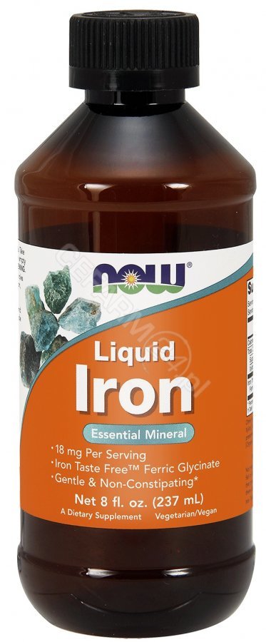 Now Foods Foods Foods Iron Liquid 237 ml