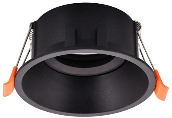 Led Line Oczko sufitowe podtynkowe okrągłe ruchome 83mm czarny MLOS7240