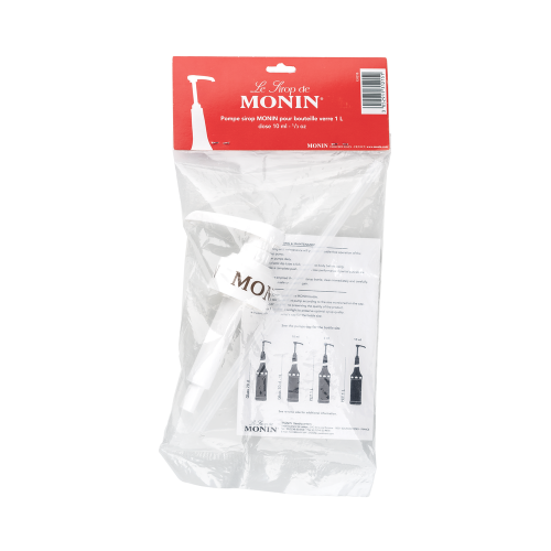 Pompka dozownik 10 ml do syropów MONIN - GLASS 1L