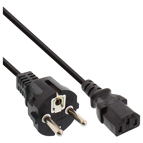 InLine Kabel zasilający Typ F German prosty 3 Pin IEC C13 16651D