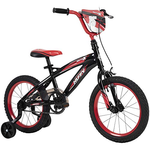 Huffy Chłopięce 71809W Moto X, szybkie połączenie, niebieski błyszczący, koła 40 cm