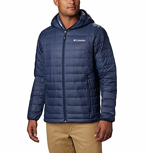 Columbia Męska kurtka z kapturem Voodoo Falls 590 Turbodown XXL, granatowa 1698371-466-XX-Large