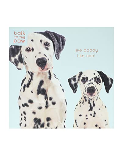 UK Greetings Kartka na Dzień Ojca od syna - 'Like Daddy Like Son Father's Day Card' - urocza kartka na Dzień Ojca - karta na Dzień Ojca Dalmatyństwo - karta na Dzień Ojca