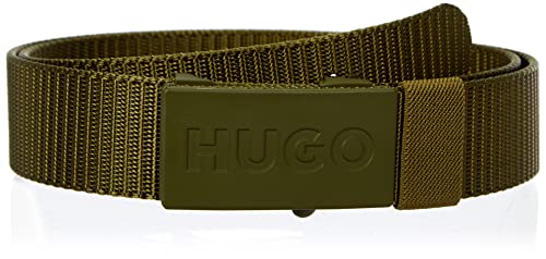 HUGO HUGO Męska taśma gazowa Sz35 pasek, Dark Green301, 85 50474913