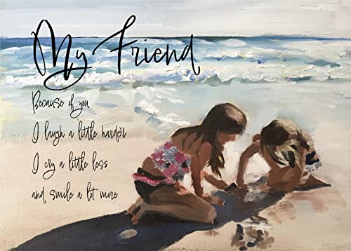 James Coates James Coates - Kartka urodzinowa dla najlepszej przyjaciółki specjalne życzenia dla kobiet przyjaciół - lub odpowiednia na każdą okazję 5065003350519