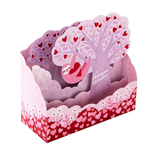 Hallmark Hallmark Kartka walentynkowa Pop Up - wzór 'Paper Wonder Leniwiec 25565669